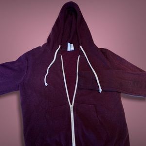 Sweater || dark purple | SIZE SX | zipper #sweater